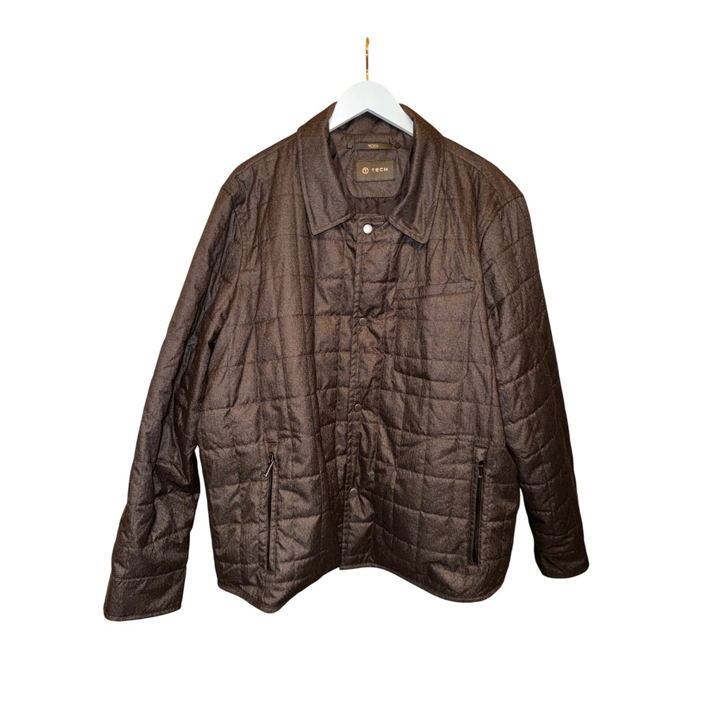 TUMI T-Tech Quilted Jacket Charcoal‎ Color Men's XXL